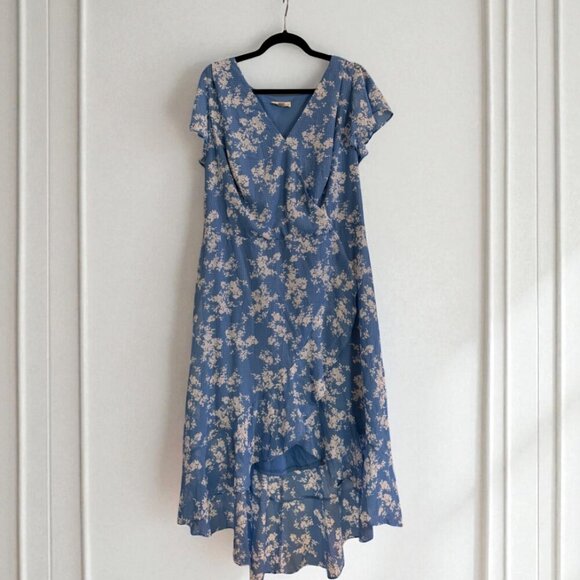 Stitch Fix The General Good Irina Faux Wrap Hi Lo Dress Size 2X - Picture 4 of 13